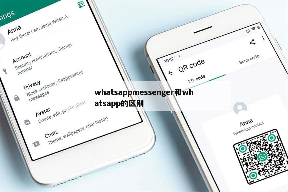 whatsappmessenger和whatsapp的区别